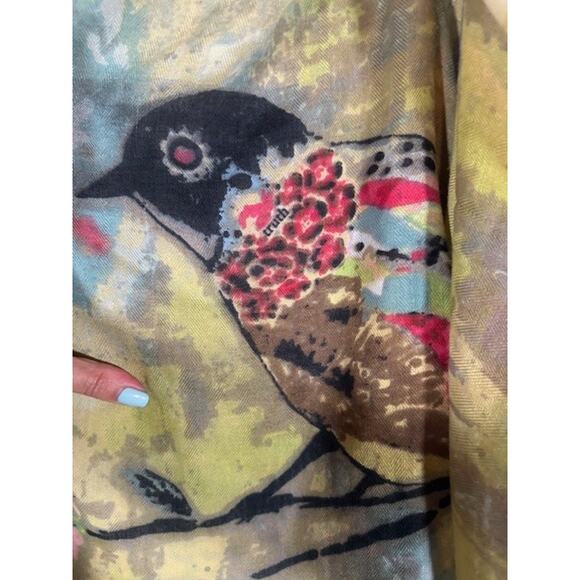 Demdaco Kelly Rae Yellow Multi Sleeveless Bird Trust the Process Vest Women - Picture 6 of 8